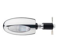 KELLERMANN Lenkerendenblinker "BL1000 white" Alu poliert - ECE geprüft