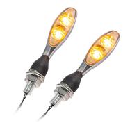 Kellermann Micro LED Motorradblinker klares Glas vorn und hinten Paar