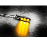 Kellermann micro S Dark Blinker - ultrakompakter LED-Blinker für Motorrad