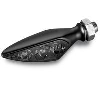 Kellermann Rhombus S DF Dark -hinten links- 3in1 LED Blinker mit Rück- & Bremslicht für Motorrad