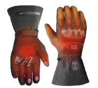 KEMIMOTO Beheizbare Motorradhandschuhe Herren, Dual-Zonen-Heizung, Beheizte Handschuhe mit 3000mAh Akku, 3 Heizstufen, wasserdichte Winterhandschuhe für Rennsport, Radfahren, ATV, UTV, Motocross