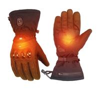 KEMIMOTO Beheizbare Motorradhandschuhe Winter, Doppelzonen-Heizung Beheizte Handschuhe Motorrad mit 3000mAh Akku, 3 Heizstufen Winterhandschuhe mit TPU-Schutz für Motorrad & Outdoor, Skifahren