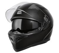 KEMIMOTO Integralhelm mit Integrierter Sonnenblende, ECE-R22.06 Zertifiziert, ABS-Schale, Belüftungssystem für Kinn und Kopf, Unisex, Geeignet für Motorräder und Roller