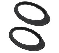 KEMUZ 2 Stück Dachantenne Gummidichtung Schwarz 60x43mm für Opel Corsa C/D, VW Golf 4/5, Fiat 500 | Antennenfuß Dichtung Wasserdicht & Frostschutz, Universal Reparatursatz Auto