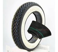1 Pneumatisch für Vespa 3.00-10 Kenda Band Weiß scooter piaggio Vespa 50cc Pk