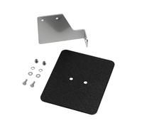 Kennzeichenhalter aus Edelstahl, mit Unterlage aus ABS & Befestigungsmaterial - für Simson SR1, SR2, KR50