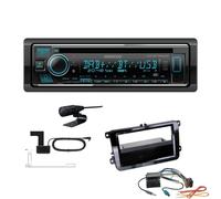Kenwood 1-DIN Receiver Autoradio Bluetooth für Volkswagen VW Beetle piano black