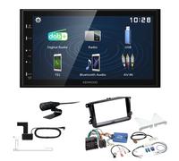 Kenwood 2DIN DAB+ Radio für Volkswagen VW Caddy ab 06/2015 Piano Canbus LFB RFK