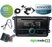 Kenwood CD Bluetooth DAB+ USB Radio Antenne inkl passend für VW T5 T6 2003-2020