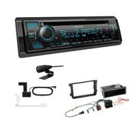 Kenwood CD-Receiver Radio DAB+ Bluetooth für Volkswagen VW Caddy III schwarz