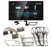 Kenwood DMX-125DAB Bluetooth Digitalradio Autoradio Einbauset für Opel Astra J