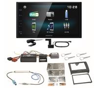 Kenwood DMX-125DAB Bluetooth Digitalradio MP3 USB DAB+ Einbauset für Audi TT 8J