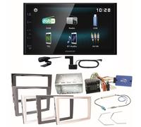 Kenwood DMX-125DAB Bluetooth Einbauset für Opel Astra H Corsa D Zafira B Antara