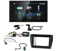 Kenwood DMX-125DAB Bluetooth MP3 DAB+ Einbauset für Suzuki Swift AZ ab 2017