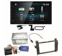 Kenwood DMX-125DAB Bluetooth MP3 DAB+ USB Einbauset für Mercedes Viano Vito W639
