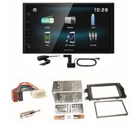 Kenwood DMX-125DAB Bluetooth MP3 DAB+ USB Einbauset für Suzuki SX 4 Fiat Sedici