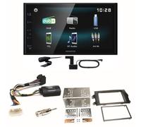 Kenwood DMX-125DAB Bluetooth MP3 DAB+ USB Einbauset für Suzuki SX4 Fiat Sedici