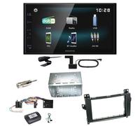 Kenwood DMX-125DAB Bluetooth MP3 USB DAB+ Einbauset für Mercedes Vito Viano W639