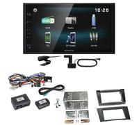 Kenwood DMX-125DAB Bluetooth MP3 USB DAB+ Einbauset für Mercedes W211 CLS W219