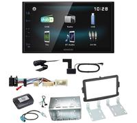 Kenwood DMX-125DAB Bluetooth MP3 USB DAB+ Einbauset für Renault Captur Master