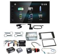 Kenwood DMX-125DAB Bluetooth MP3 USB DAB+ iPod Einbauset für Audi A6 4B Facelift