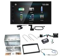 Kenwood DMX-125DAB Bluetooth MP3 USB Einbauset für Citroen C2 C3 Berlingo Jumpy