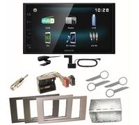 Kenwood DMX-125DAB Bluetooth USB Einbauset für Ford Focus C-Max Fiesta Transit