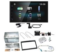 Kenwood DMX-125DAB Bluetooth USB Einbauset für Peugeot 207 307 Partner Expert