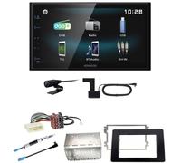 Kenwood DMX-125DAB Bluetooth USB MP3 DAB+ Einbauset für Nissan NV400 ab 2019