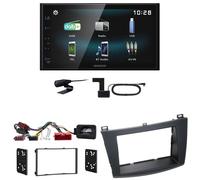 Kenwood DMX-125DAB DAB+ USB Bluetooth MP3 Einbauset für Mazda 3 BL