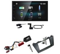 Kenwood DMX-125DAB DAB+ USB Bluetooth MP3 Einbauset für Mazda 5 CW