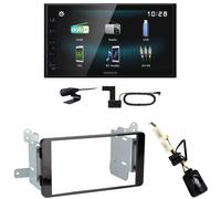 Kenwood DMX-125DAB USB Bluetooth MP3 DAB+ Einbauset für Mitsubishi L200 ab 2016