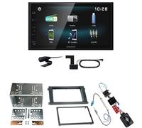 Kenwood DMX-125DAB USB Bluetooth MP3 DAB+ Einbauset für Porsche Cayenne bis 2006