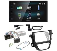 Kenwood DMX-125DAB USB MP3 Bluetooth Digitalradio Einbauset für Opel Mokka A