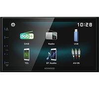 Kenwood DMX125DAB Auto Media-Receiver Schwarz 84 W Bluetooth