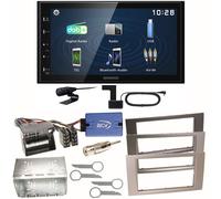 Kenwood DMX129DAB DAB+ Bluetooth Einbauset für Ford Focus C-Max Fiesta Transit