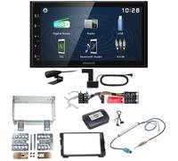 Kenwood DMX129DAB DAB+ Bluetooth USB Einbauset für Kia Cee'd ED