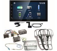 Kenwood DMX129DAB DAB+ Bluetooth USB Einbauset für Opel Astra J