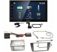 KENWOOD DMX129DAB - 17,3 cm (6,8") Digital Media AV-Receiver mit Quick Boot & Android USB-Mirroring (4x45W, DSP, DAB+/UKW, BT, 3X Pre-Out 2V, USB, iPod/iPhone Control)