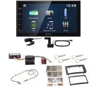Kenwood DMX129DAB DAB+ Bluetooth USB Einbauset für Touareg 7L