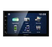 KENWOOD DMX129DAB - 17,3 cm (6,8") Digital Media AV-Receiver mit Quick Boot & Android USB-Mirroring (4x45W, DSP, DAB+/UKW, BT, 3X Pre-Out 2V, USB, iPod/iPhone Control)
