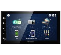 KENWOOD DMX129DAB - 17,3 cm (6,8") Digital Media AV-Receiver mit Quick Boot & Android USB-Mirroring (4x45W, DSP, DAB+/UKW, BT, 3X Pre-Out 2V, USB, iPod/iPhone Control)
