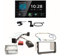 Kenwood DMX5020DABS Android Auto CarPlay Einbauset für Kia Venga
