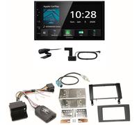 Kenwood DMX5020DABS Android Auto CarPlay Einbauset für Mercedes SLK R171 ab 2008