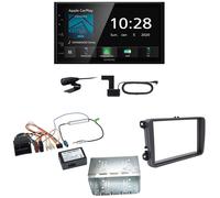 Kenwood DMX5020DABS Android Auto CarPlay Einbauset für T6 Sharan 2 Beetle