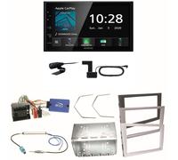 Kenwood DMX5020DABS Android Auto Einbauset für Opel Vectra C Meriva Vivaro Combo