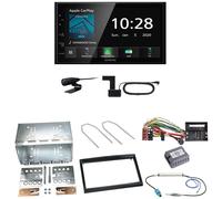 Kenwood DMX5020DABS Android Auto Einbauset für Peugeot 207 307 Partner Expert
