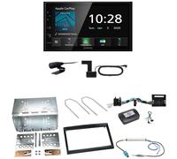 Kenwood DMX5020DABS Android Auto Einbauset für Peugeot 207 307 Partner Expert