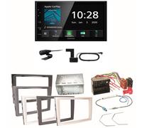 Kenwood DMX5020DABS CarPlay Einbauset für Opel Astra H Corsa D Zafira B Antara