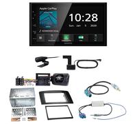 Kenwood DMX5020DABS USB Bluetooth MP3 DAB+ Einbauset für Mercedes ML W164